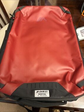 A Quest Adventure Red Travel Backpack - Men